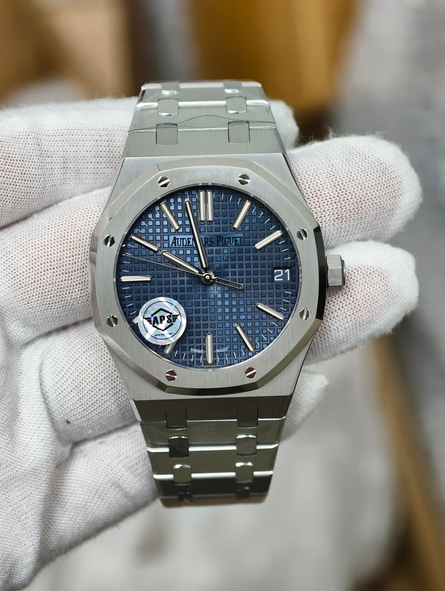 Audemars Piguet Royal Oak Stainless Steel Watch – Blue Dial