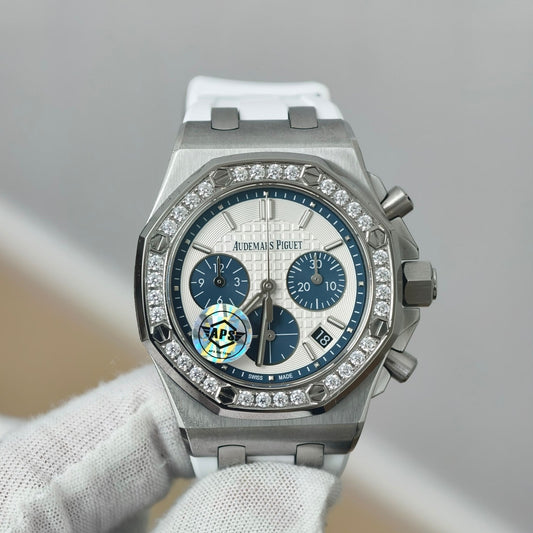 Audemars Piguet Royal Oak Offshore Chronograph 37mm – Diamond Bezel Watch
