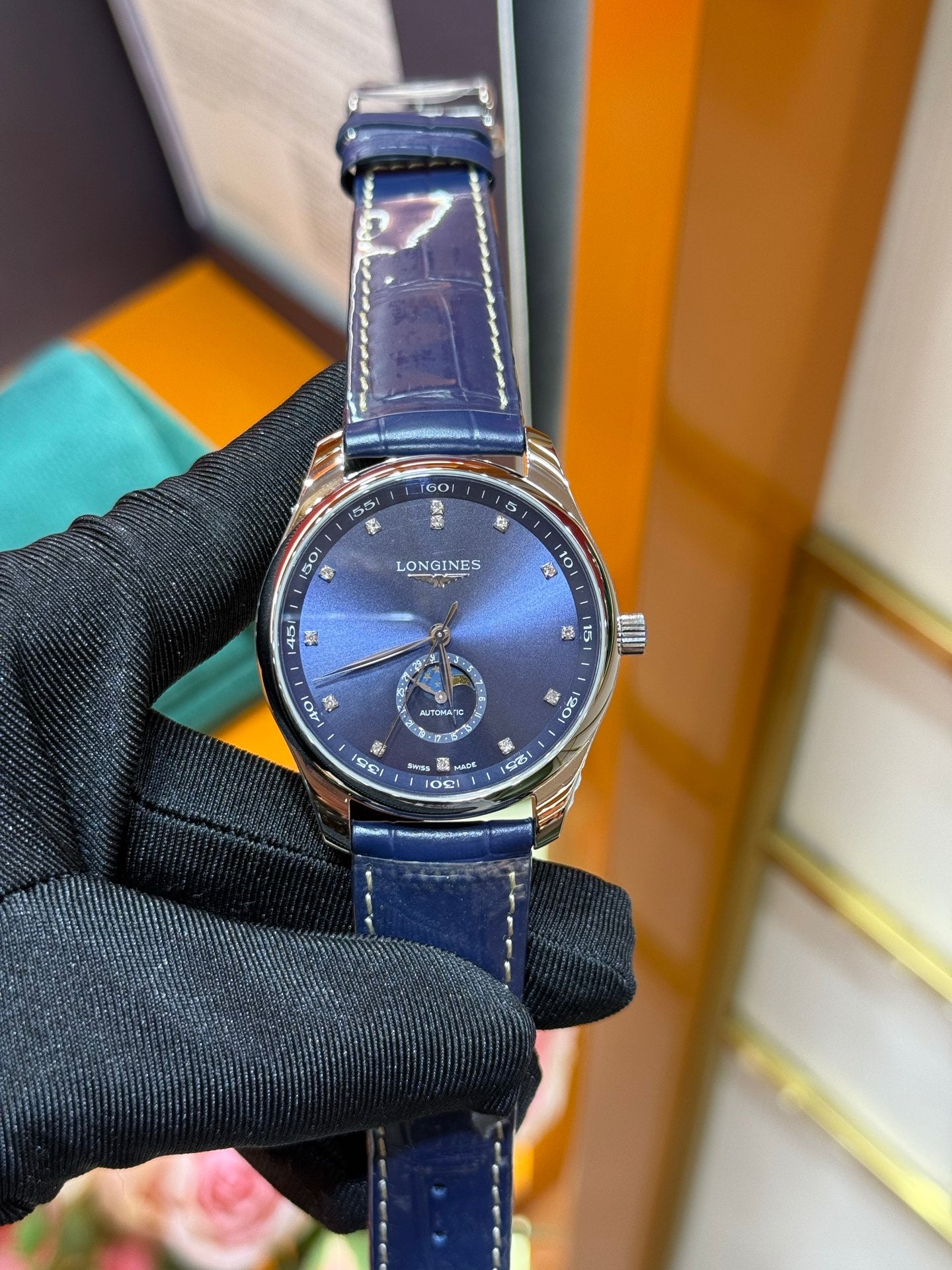 Longines Master Collection Moonphase Blue Dial L2.909.4.97.0