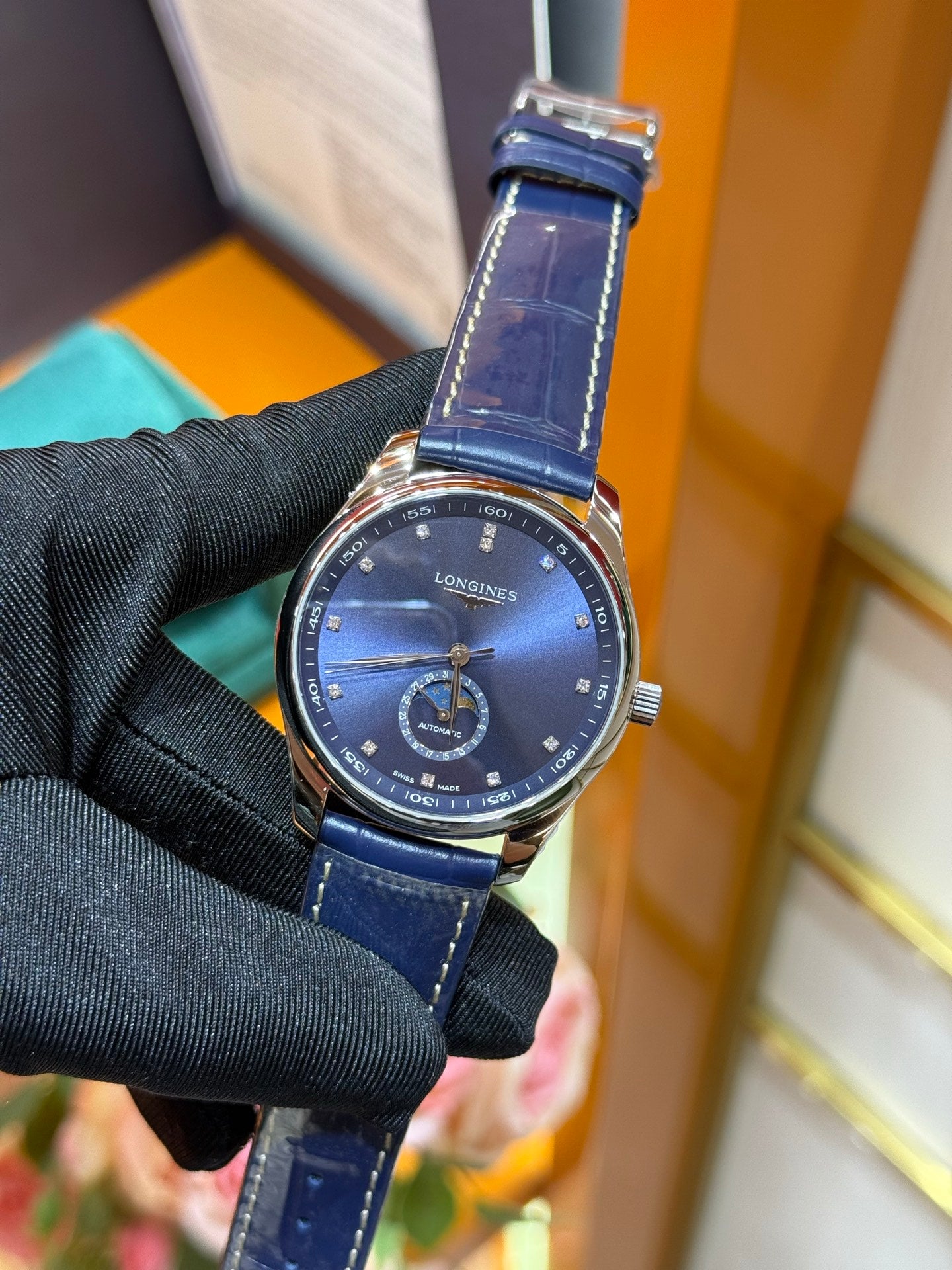 Longines Master Collection Moonphase Blue Dial L2.909.4.97.0