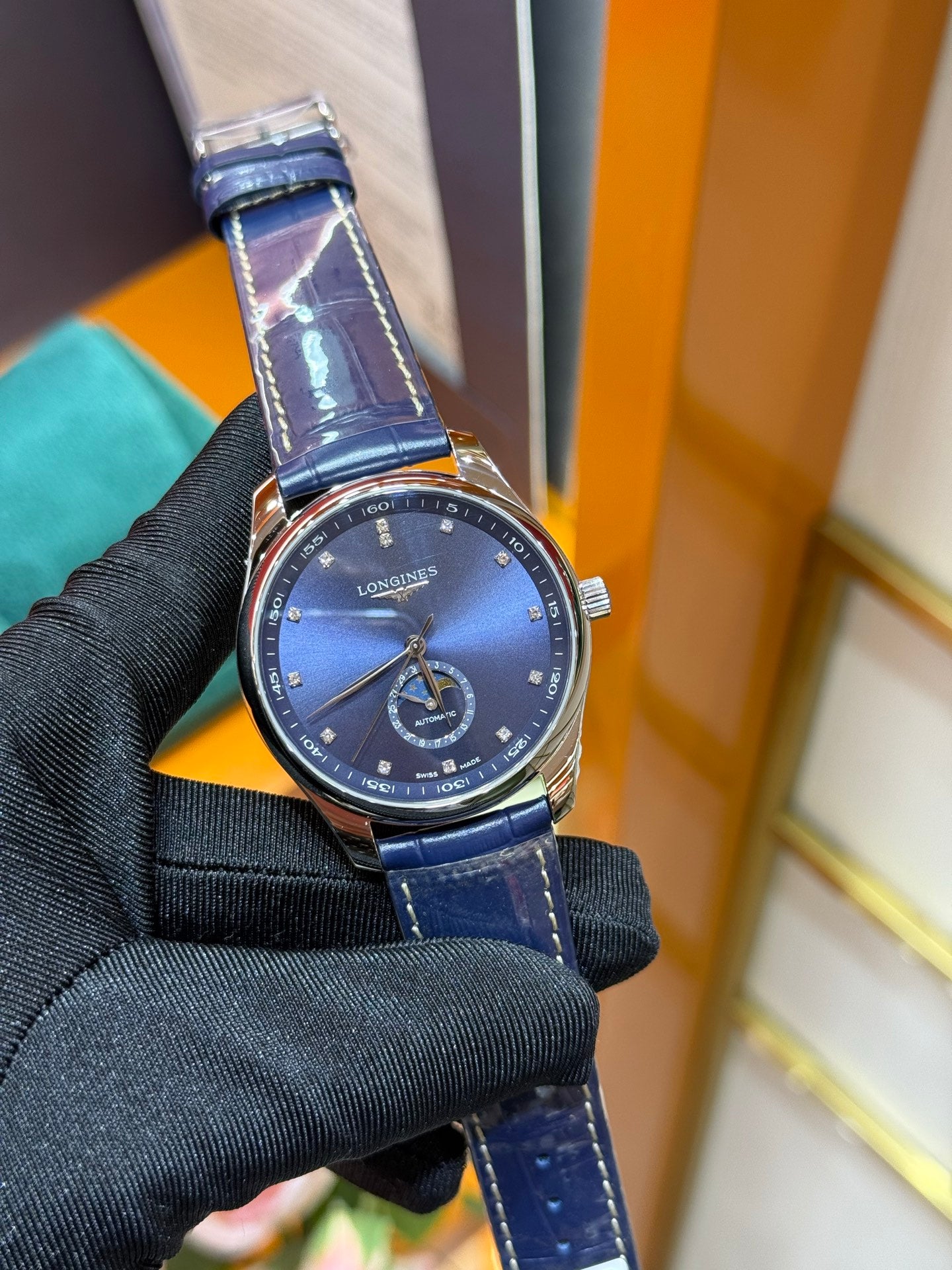Longines Master Collection Moonphase Blue Dial L2.909.4.97.0