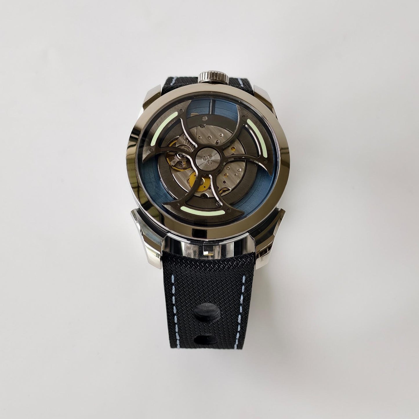 MB&F M.A.D.1S 42mm Stainless Steel Blue Dial Watch