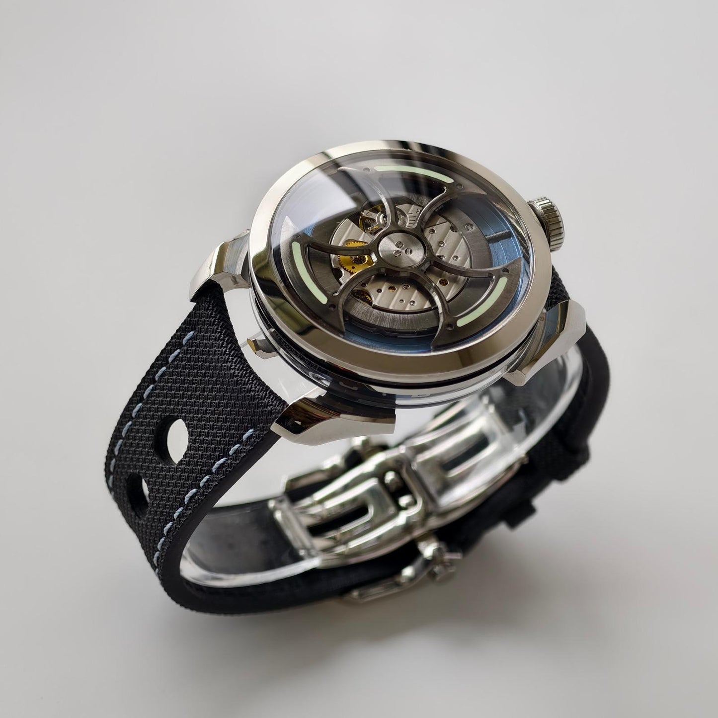 MB&F M.A.D.1S 42mm Stainless Steel Blue Dial Watch