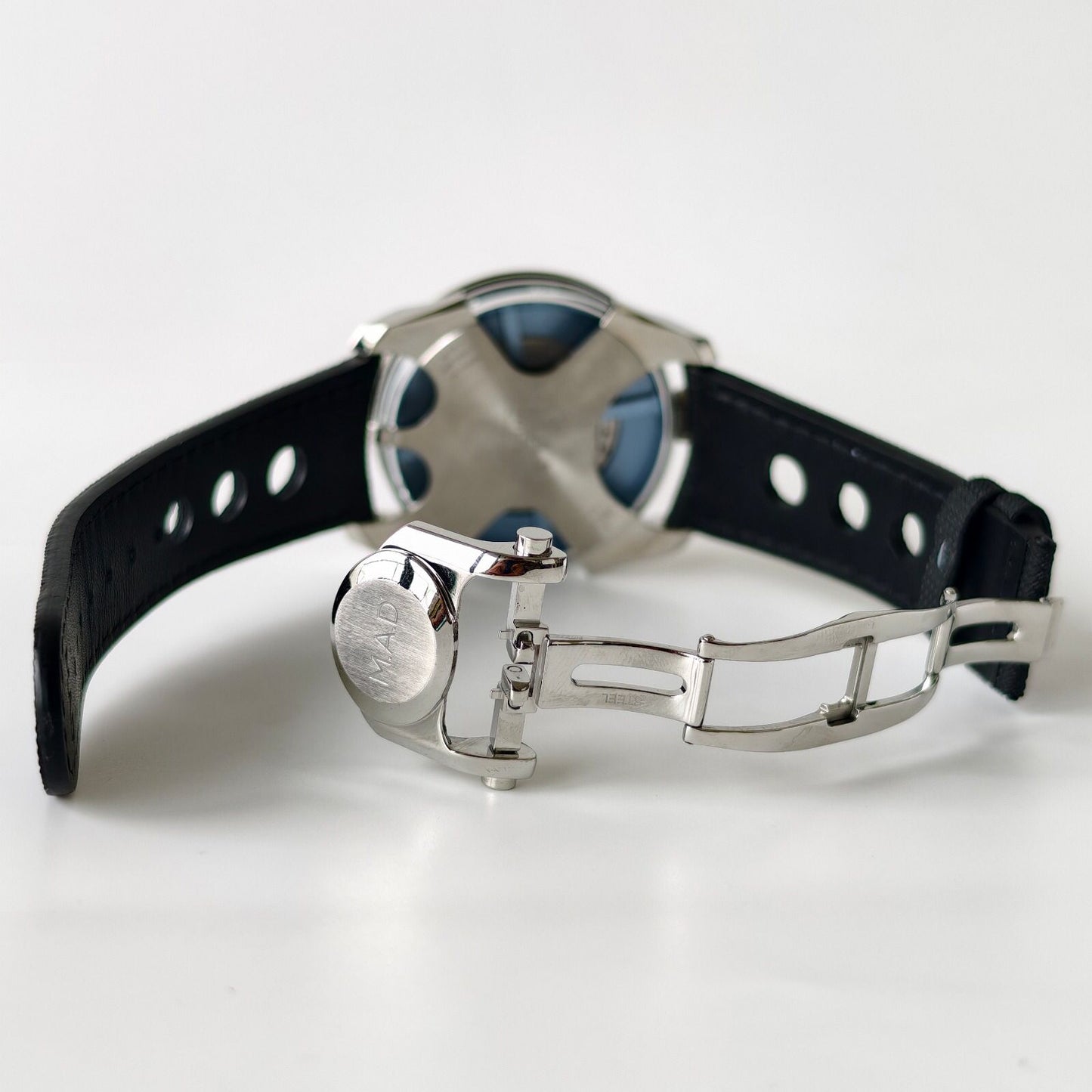 MB&F M.A.D.1S 42mm Stainless Steel Blue Dial Watch