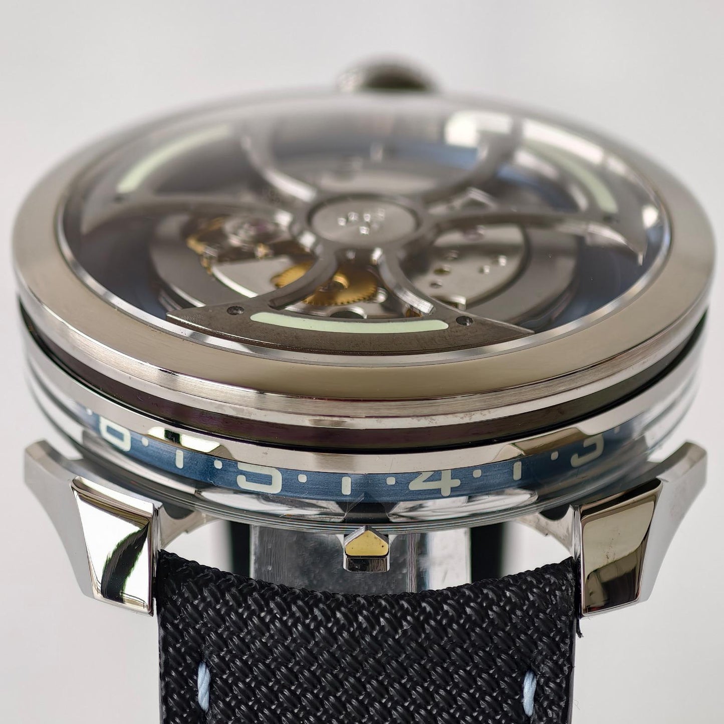MB&F M.A.D.1S 42mm Stainless Steel Blue Dial Watch