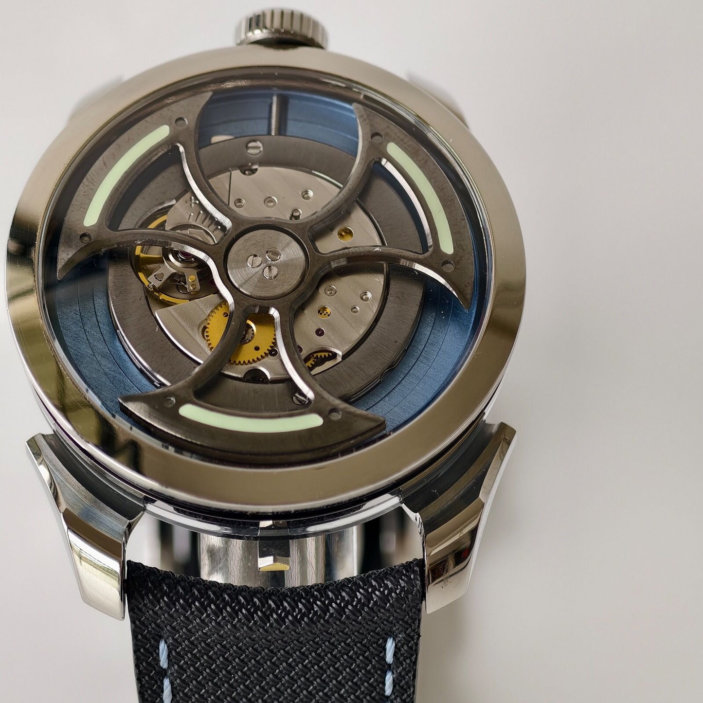 MB&F M.A.D.1S 42mm Stainless Steel Blue Dial Watch