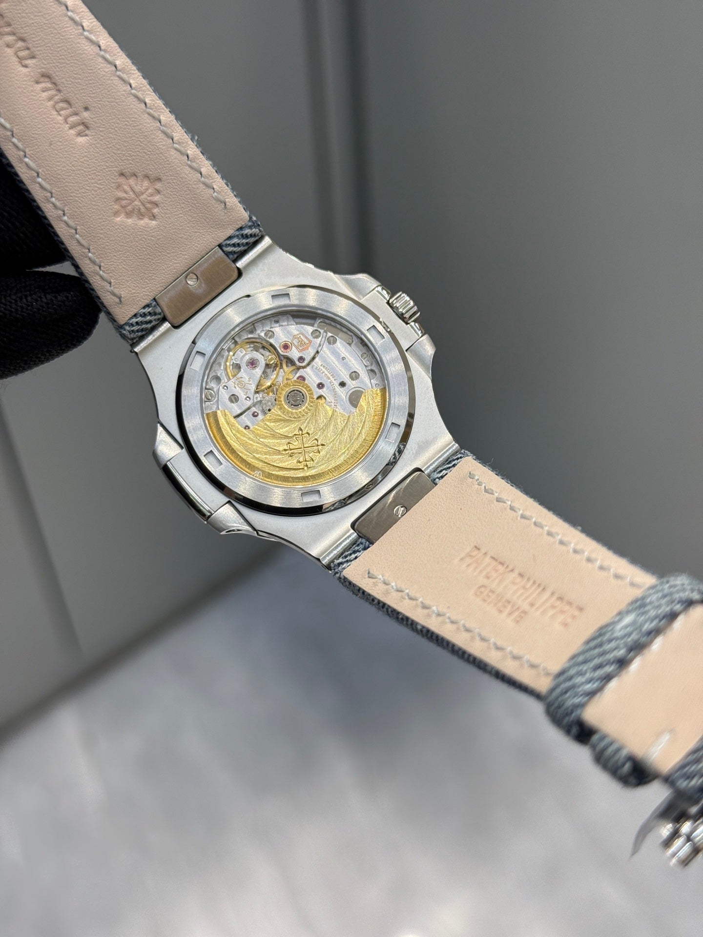 Patek Philippe Nautilus 5980/60G Denim Blue Grey Dial