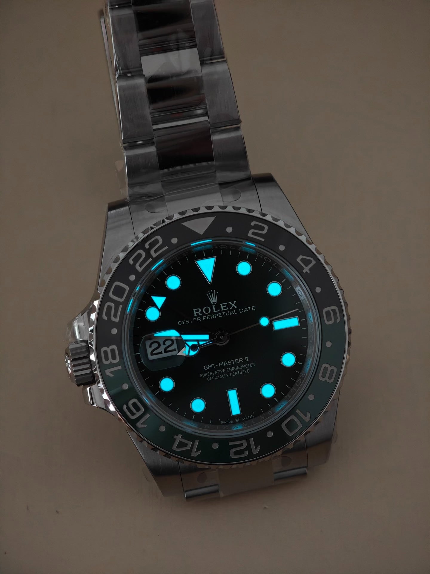 Rolex GMT-Master II 126729VTNR White Gold Green Dial