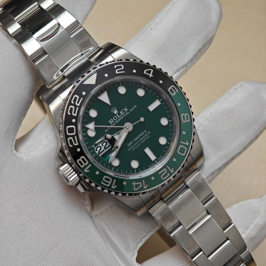 Rolex GMT-Master II 126729VTNR White Gold Green Dial