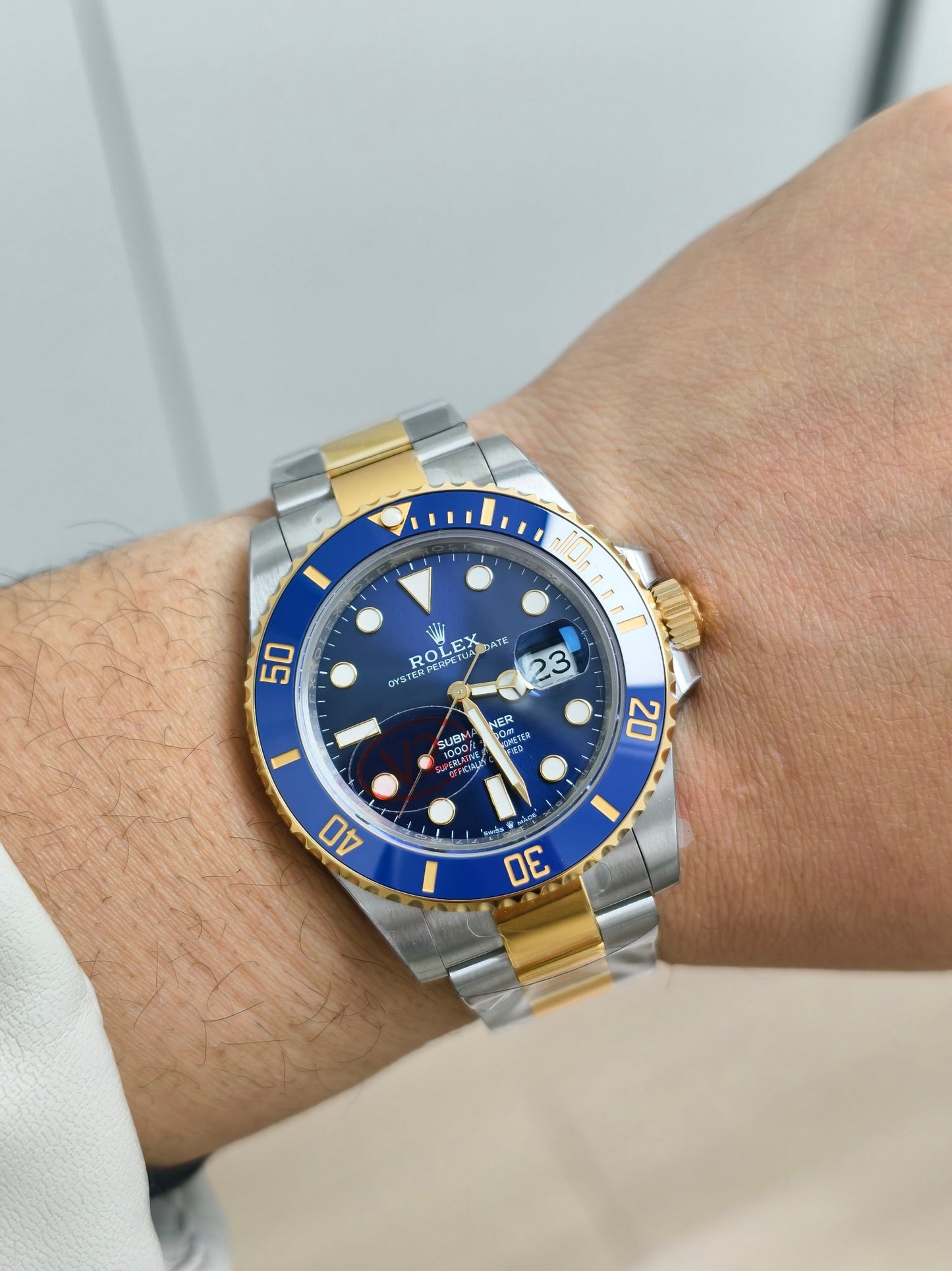 Rolex Submariner Date “Bluesy” Blue Dial Two-Tone