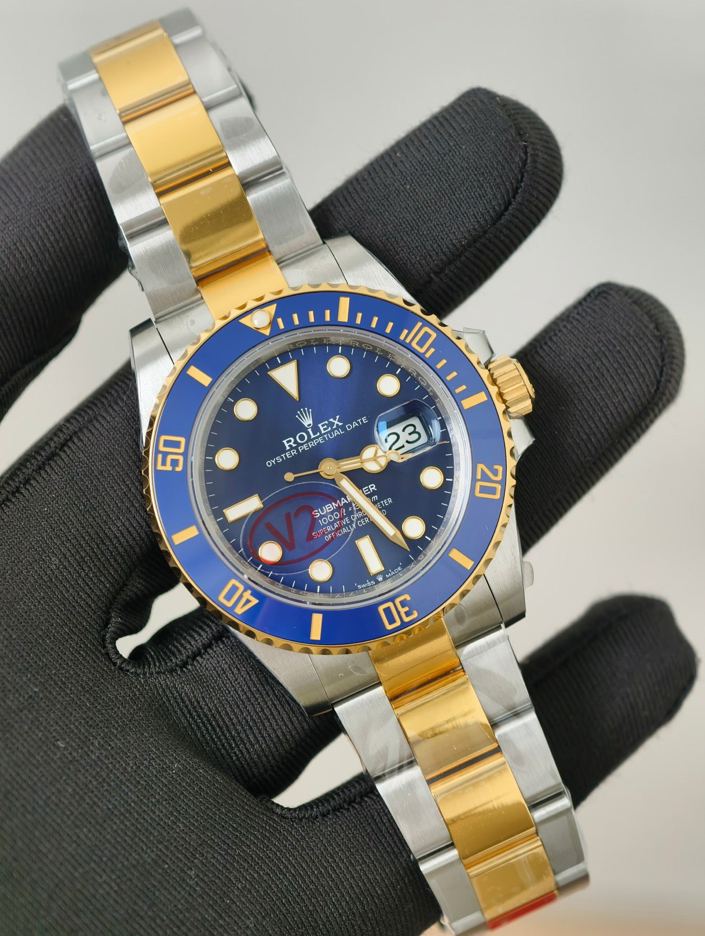 Rolex Submariner Date “Bluesy” Blue Dial Two-Tone