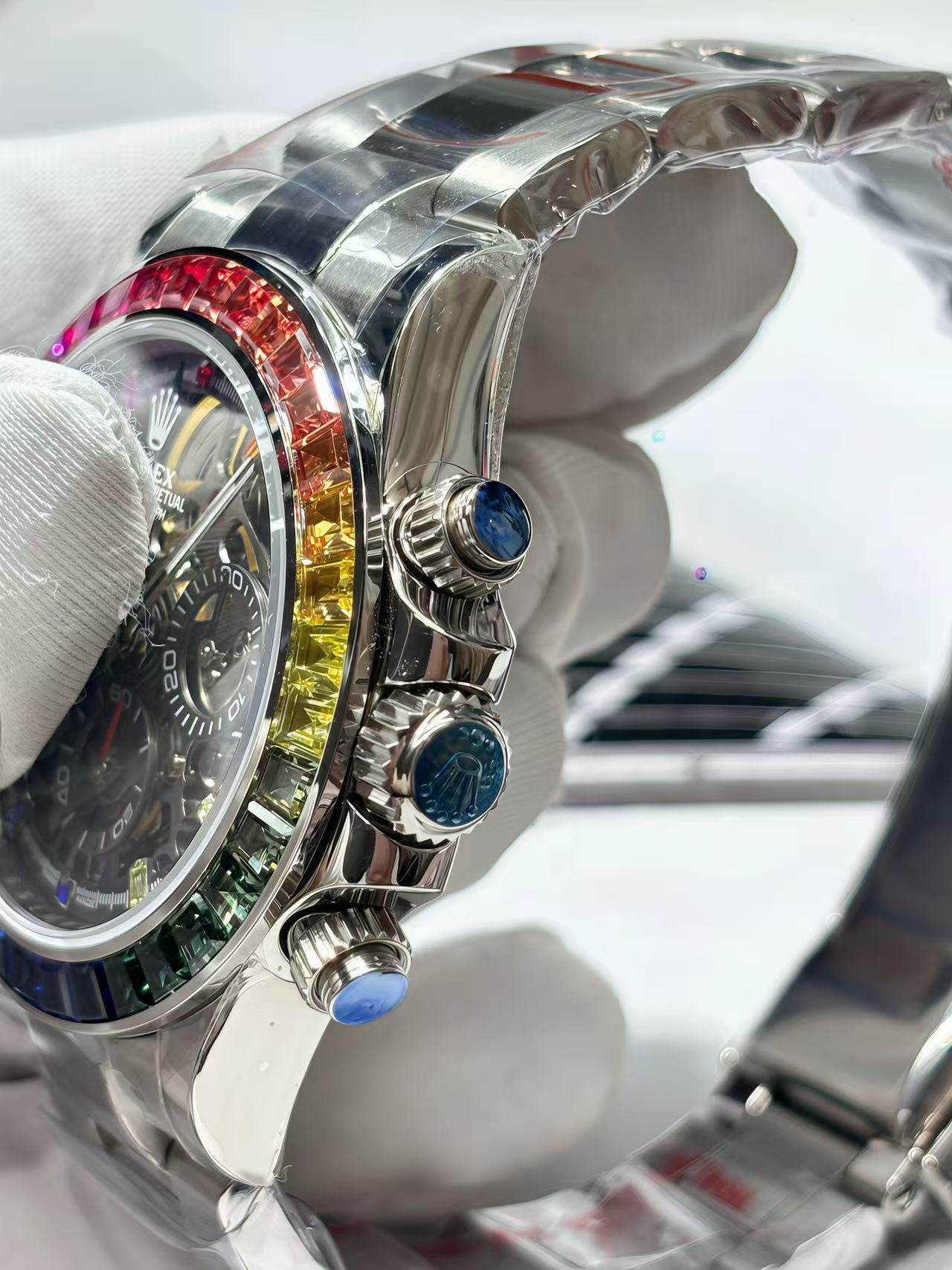 Pagani Design Rainbow Daytona Homage Watch