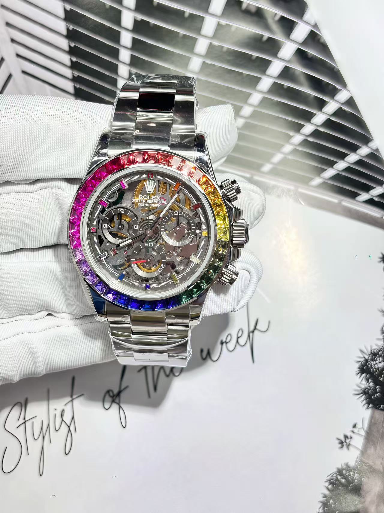 Pagani Design Rainbow Daytona Homage Watch