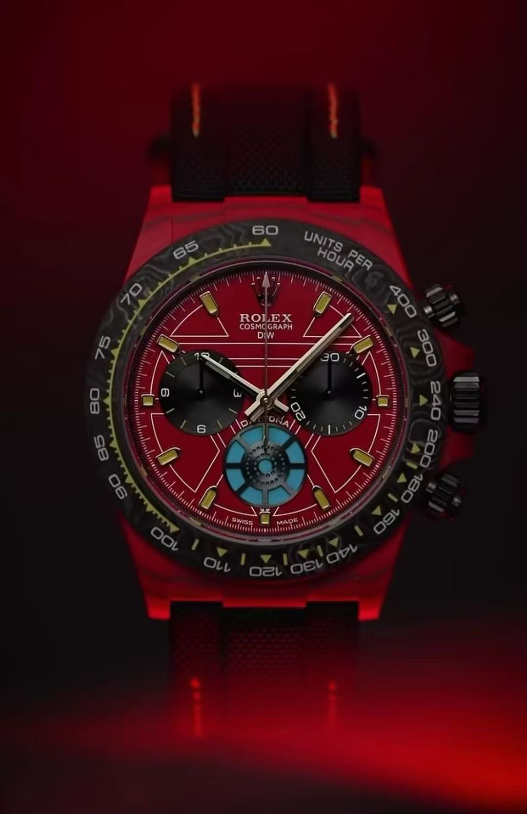 DiW Iron Man Rolex Daytona CarboQuartz Limited Edition