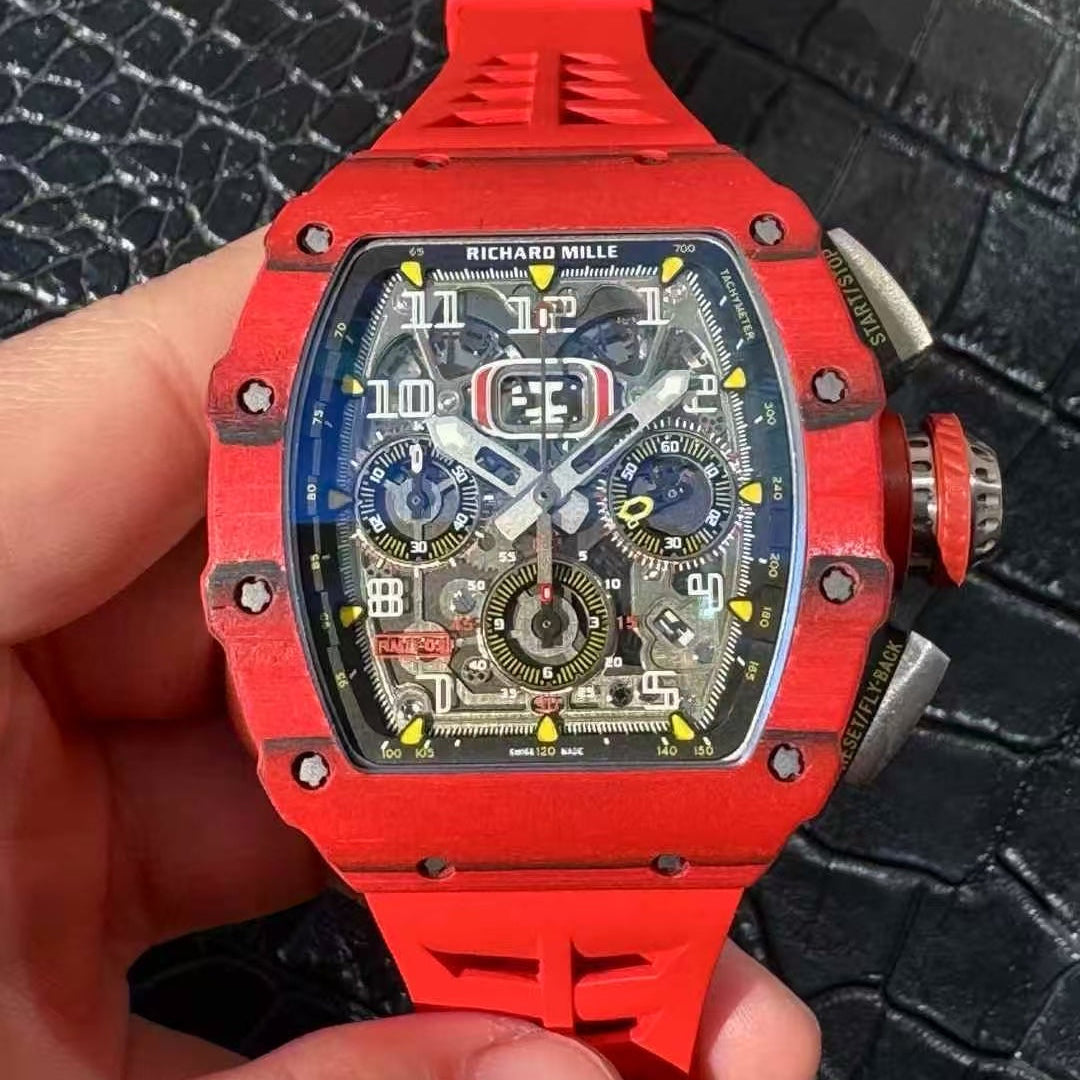 Richard Mille RM 11-03 Red Quartz TPT Luxury Chronograph Watch