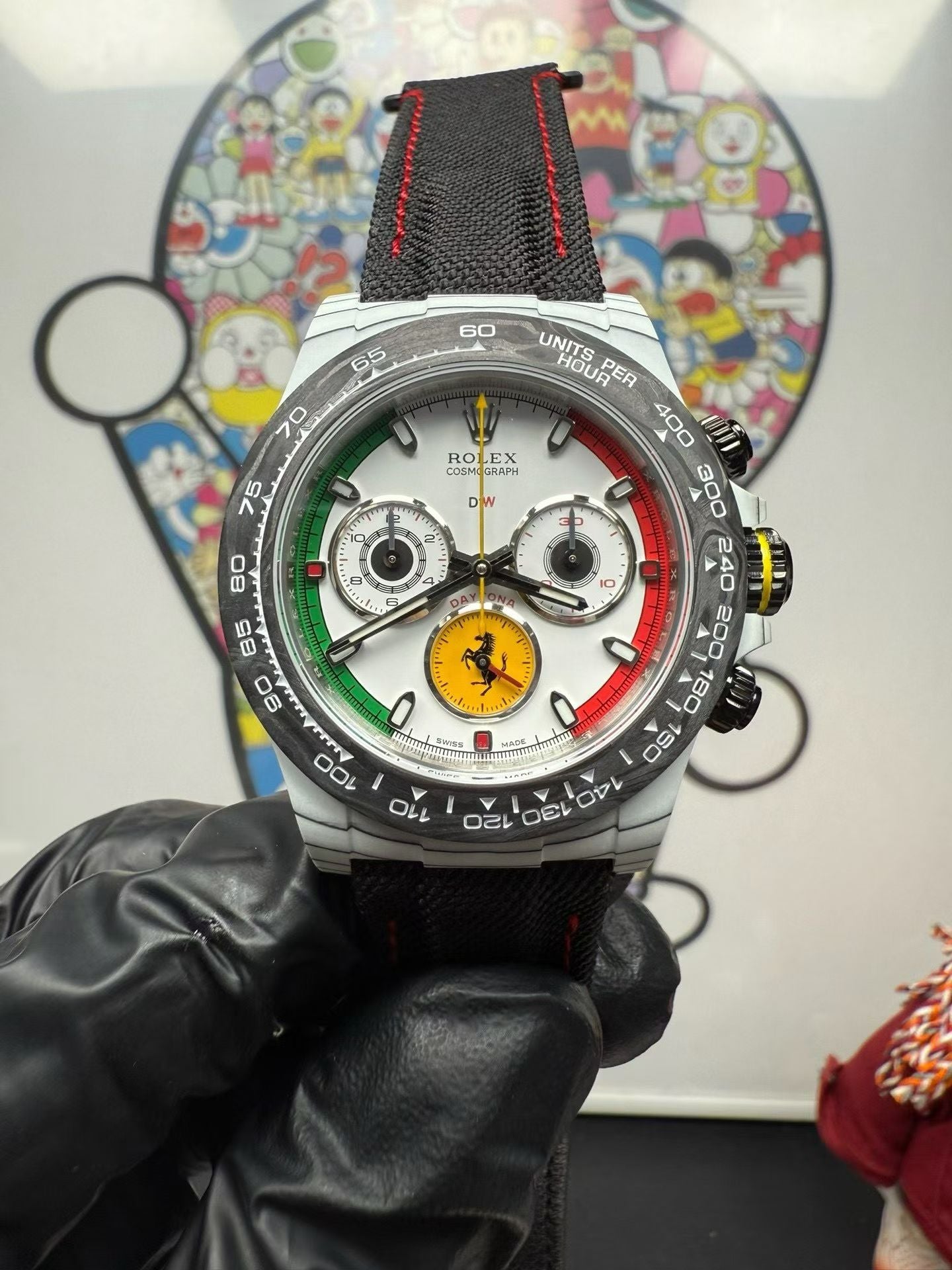 Rolex Daytona DiW Ferrari Carboquartz Edition