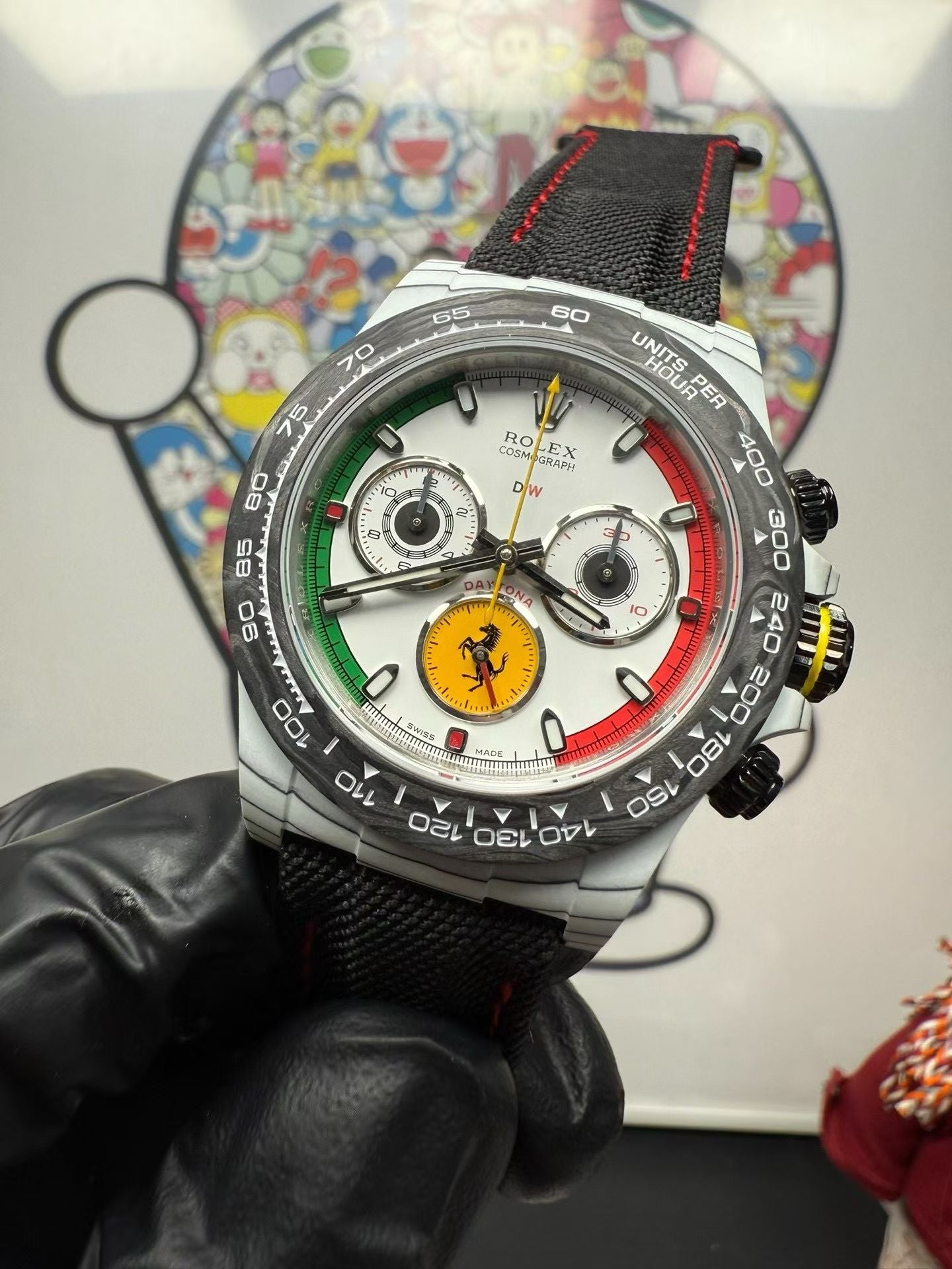 Rolex Daytona DiW Ferrari Carboquartz Edition