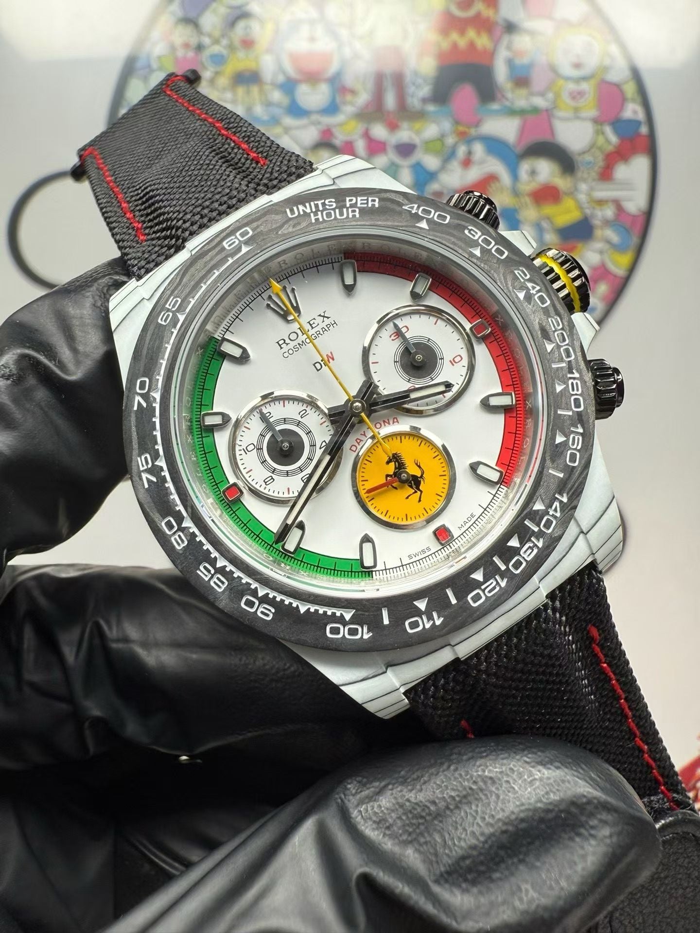 Rolex Daytona DiW Ferrari Carboquartz Edition