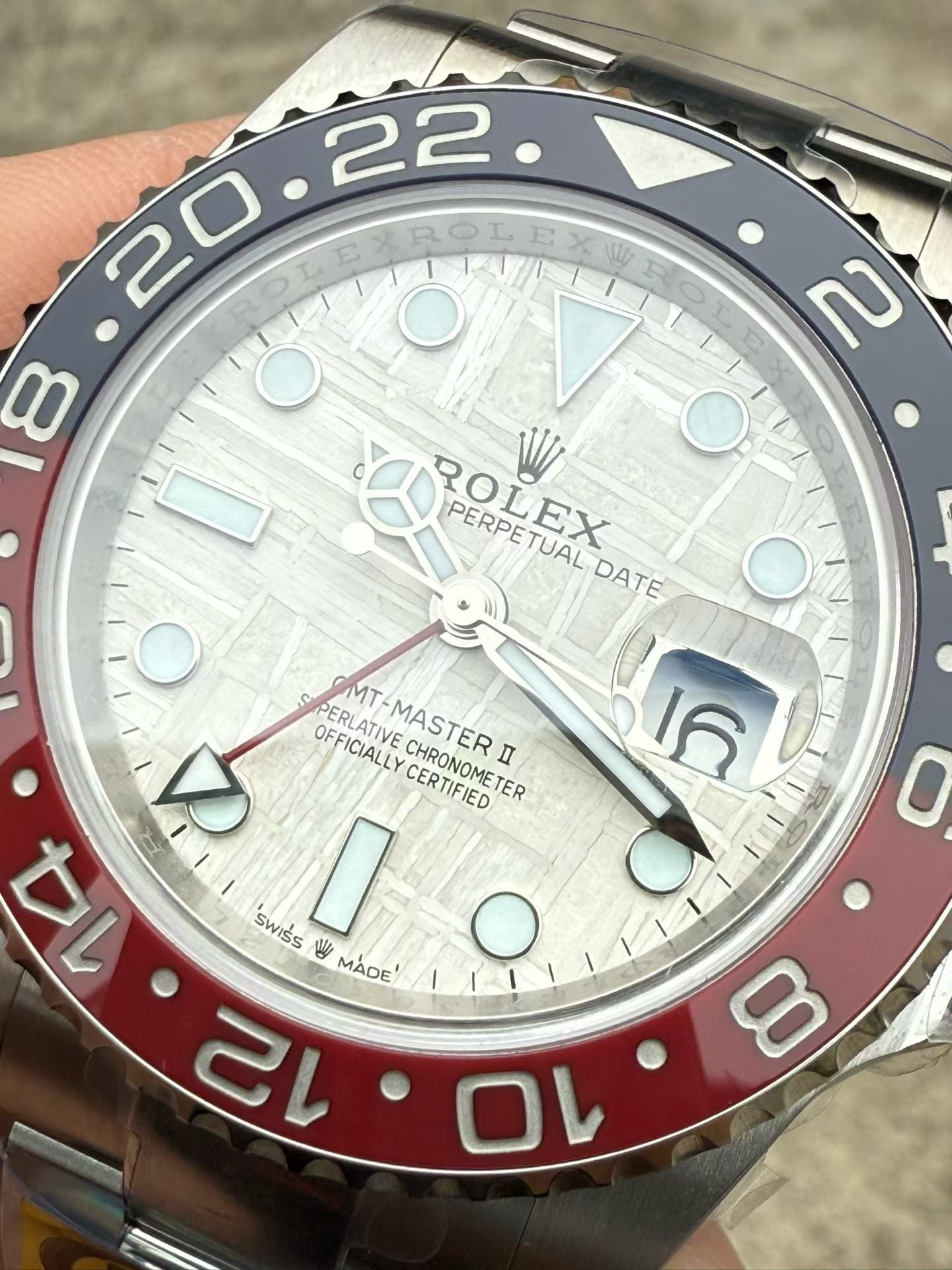 Rolex GMT-Master II Meteorite 126719BLRO Pepsi