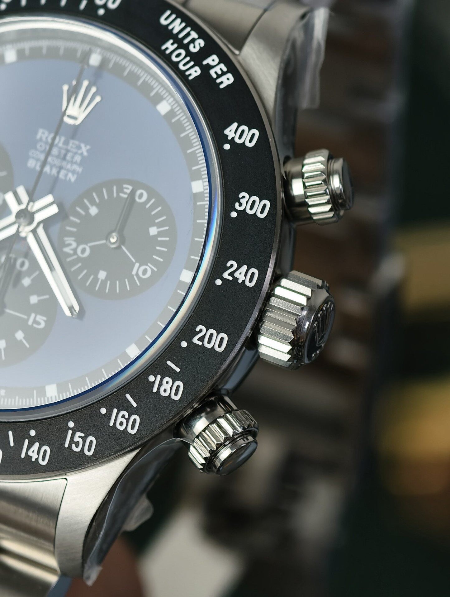 Blaken Rolex Daytona Blue Dial Custom Watch