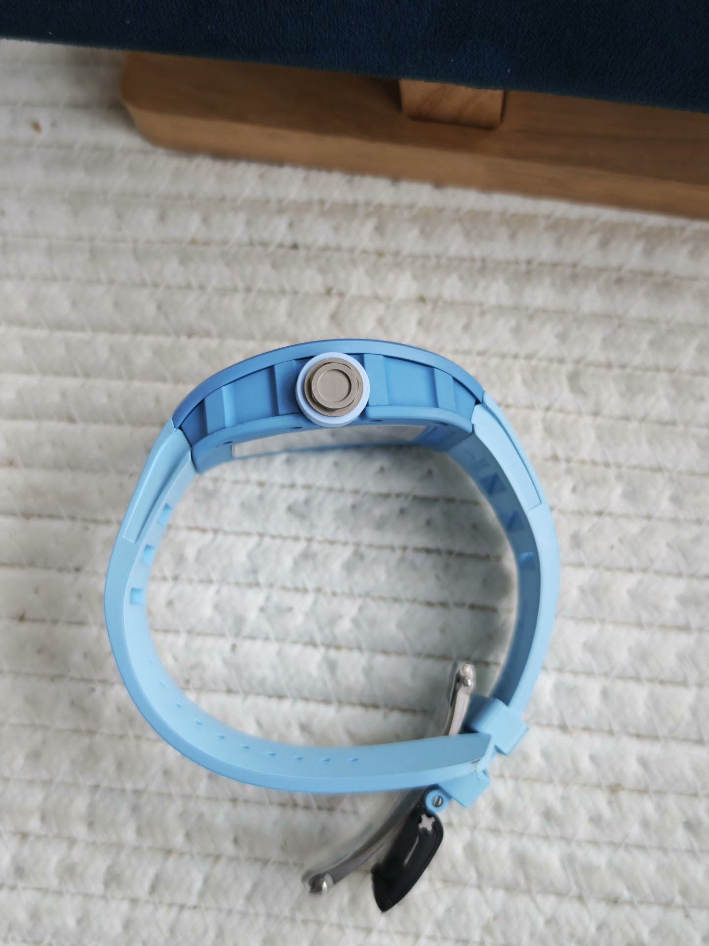 Richard Mille RM 055 Skeleton Blue Strap Watch