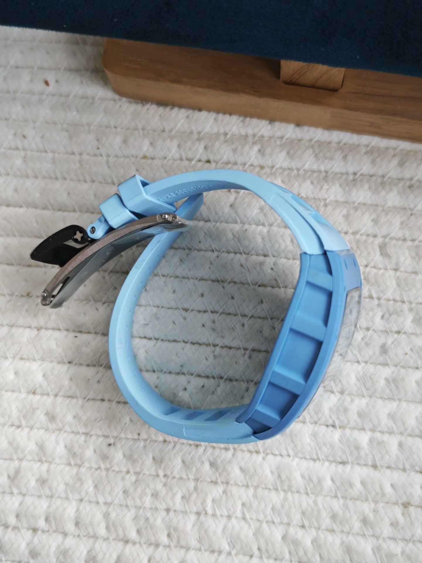 Richard Mille RM 055 Skeleton Blue Strap Watch