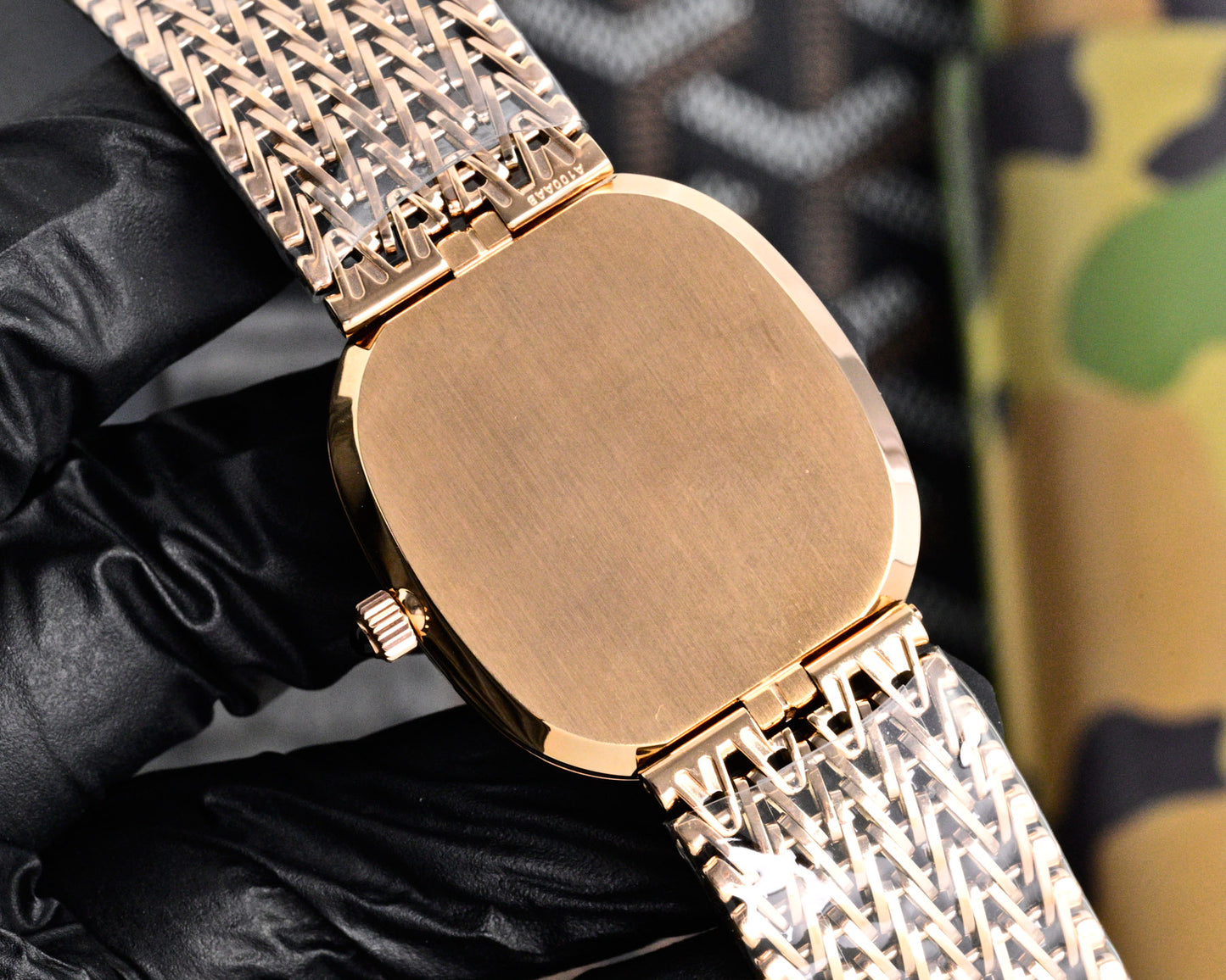 Patek Philippe Golden Ellipse Gold Chain Bracelet Watch