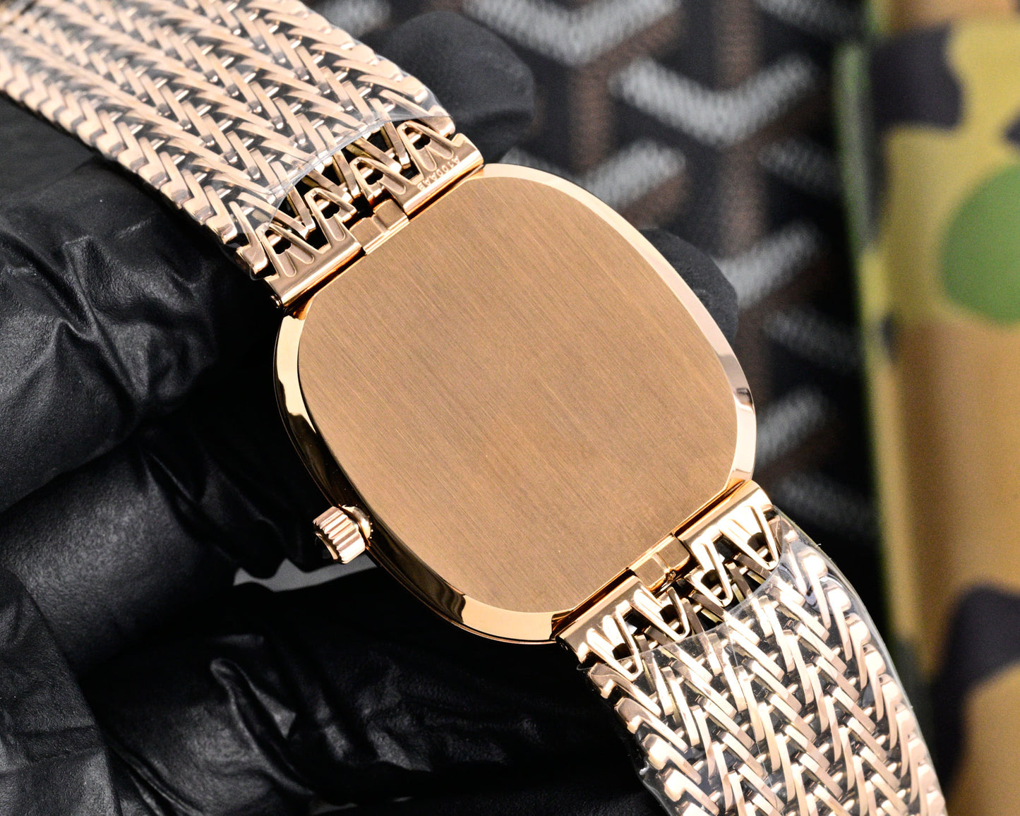 Patek Philippe Golden Ellipse Gold Chain Bracelet Watch