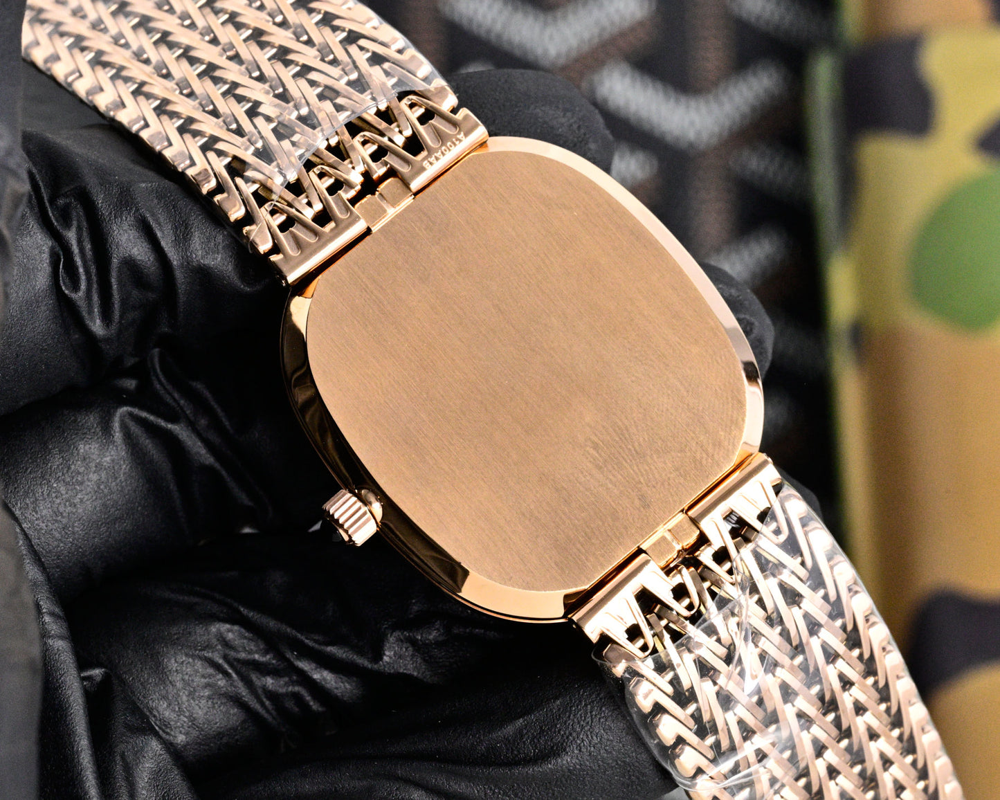 Patek Philippe Golden Ellipse Gold Chain Bracelet Watch