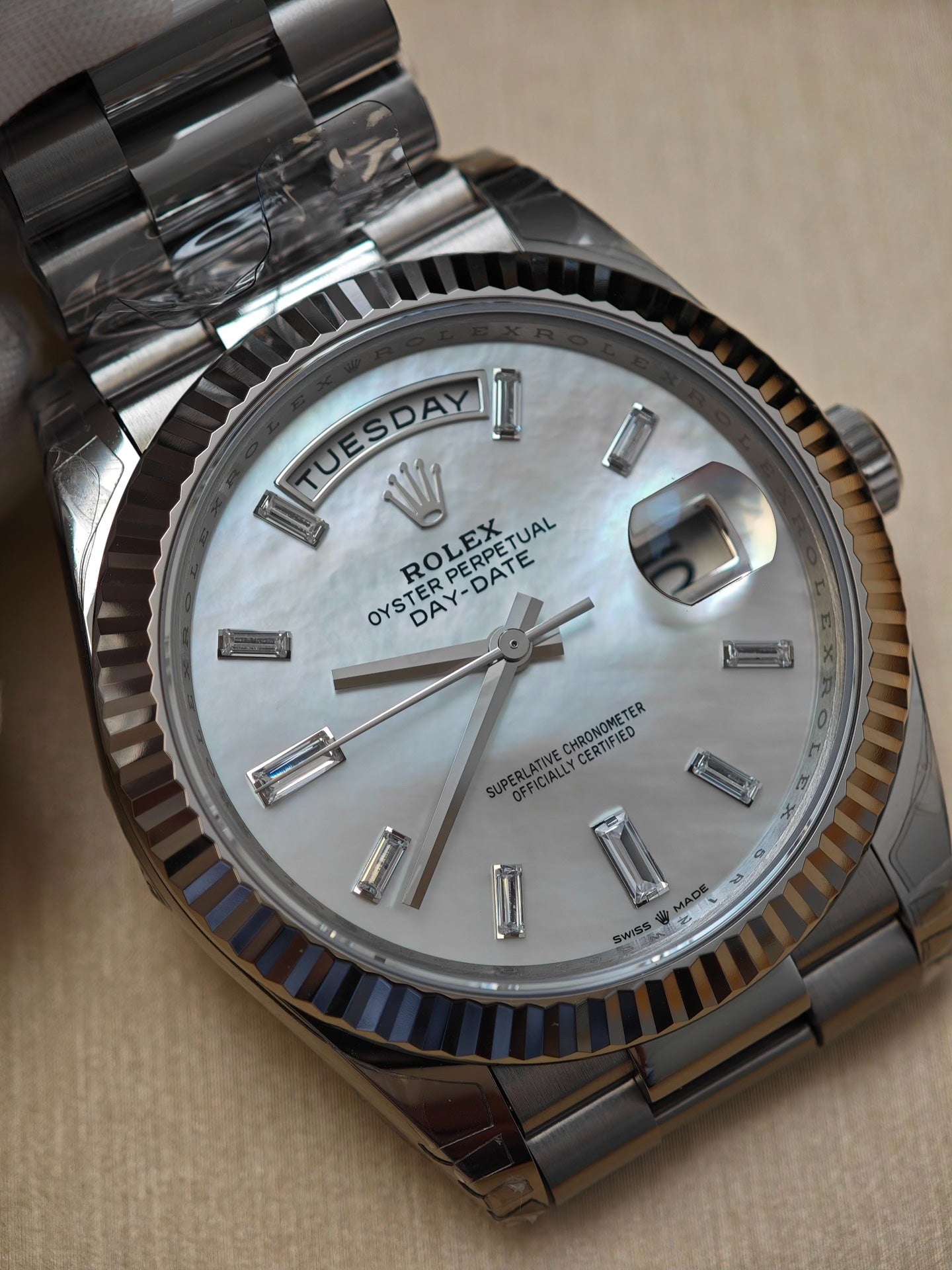 Rolex Day-Date 40 White Gold Meteorite Dial