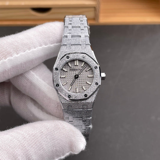 Audemars Piguet Royal Oak Mini Frosted Gold White Gold