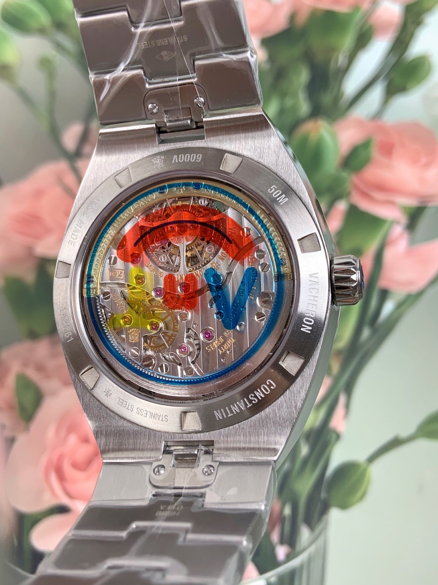 Vacheron Constantin Overseas Tourbillon Titanium Red Dial