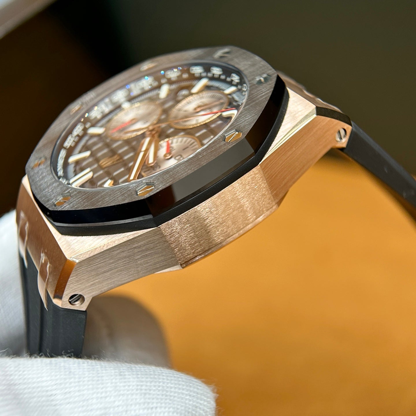 Audemars Piguet Royal Oak Offshore Chronograph 43mm Pink Gold Luxury Watch