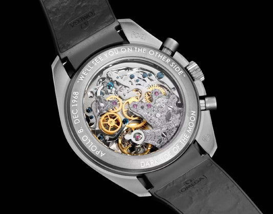 Omega Speedmaster Grey Side of the Moon Meteorite Dial
