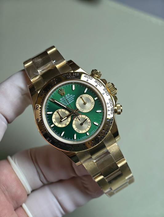 Rolex Daytona John Mayer Green Dial Yellow Gold