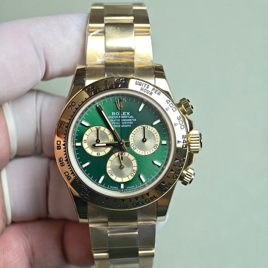 Rolex Daytona John Mayer Green Dial Yellow Gold