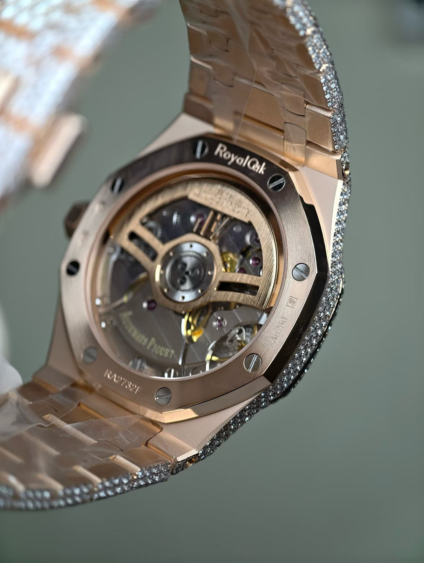 Custom Audemars Piguet Royal Oak Iced Out Diamond Watch