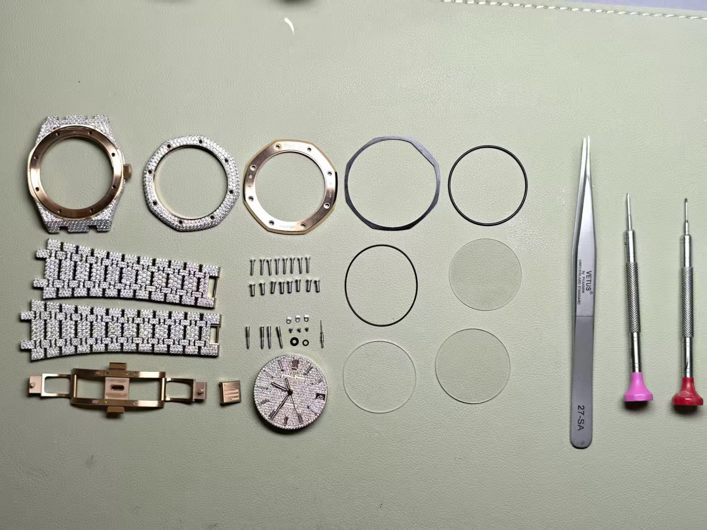Custom Audemars Piguet Royal Oak Iced Out Diamond Watch