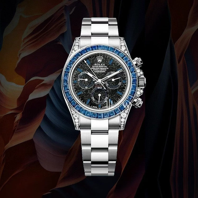 Rolex Daytona M126599TSA White Gold Sapphire Bezel