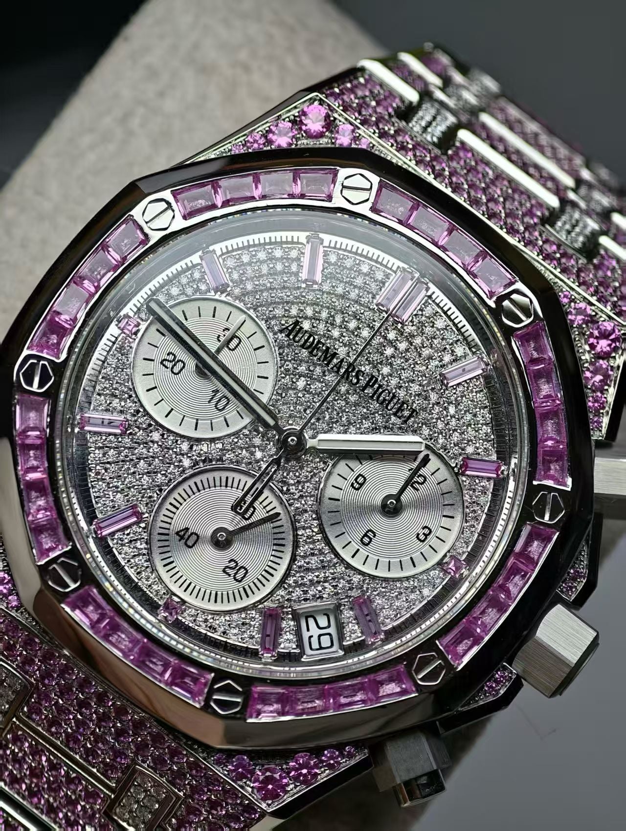 Audemars Piguet Royal Oak Offshore Pink Diamond Watch