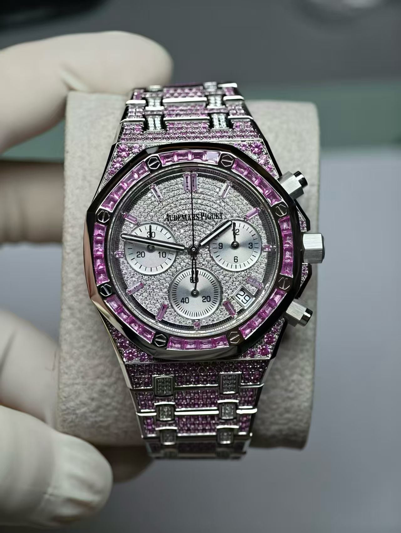 Audemars Piguet Royal Oak Offshore Pink Diamond Watch