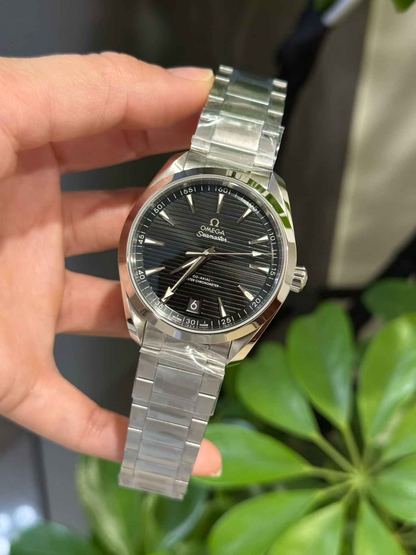OMEGA Seamaster Aqua Terra 150M Black Dial Steel Watch