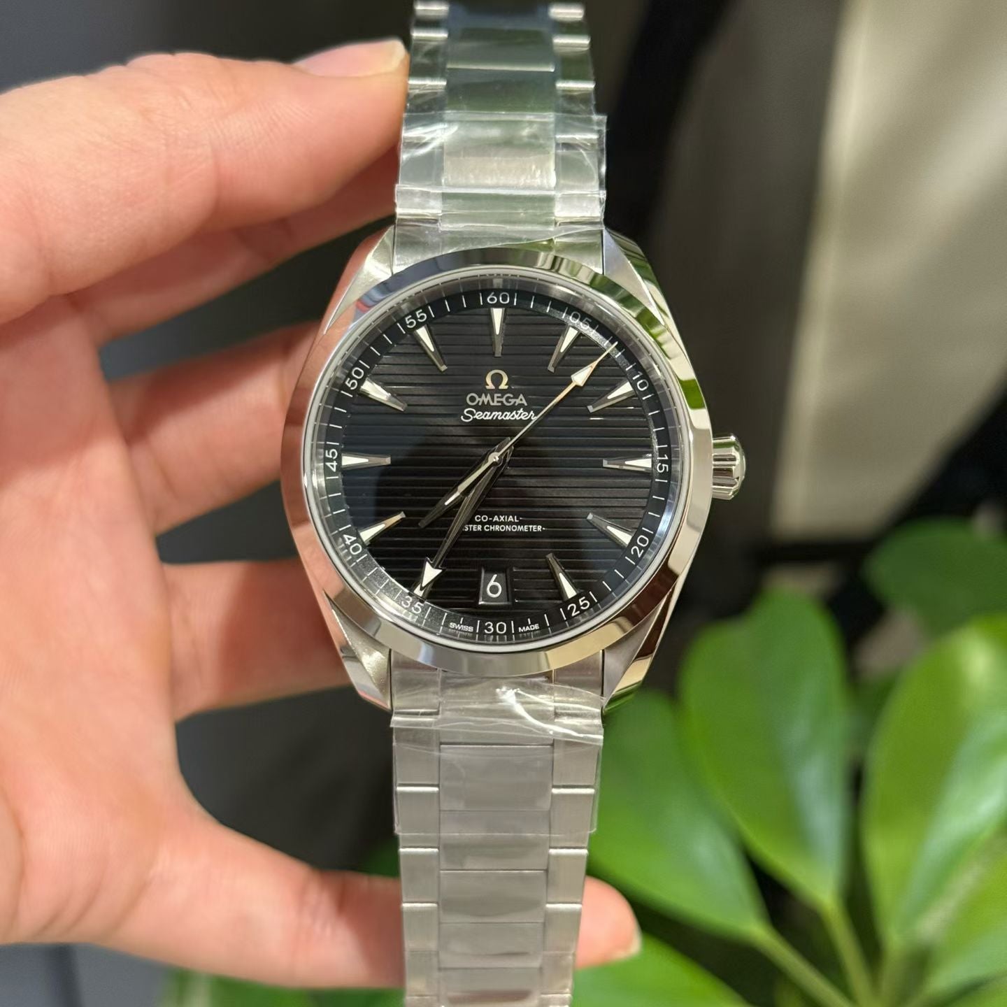 OMEGA Seamaster Aqua Terra 150M Black Dial Steel Watch