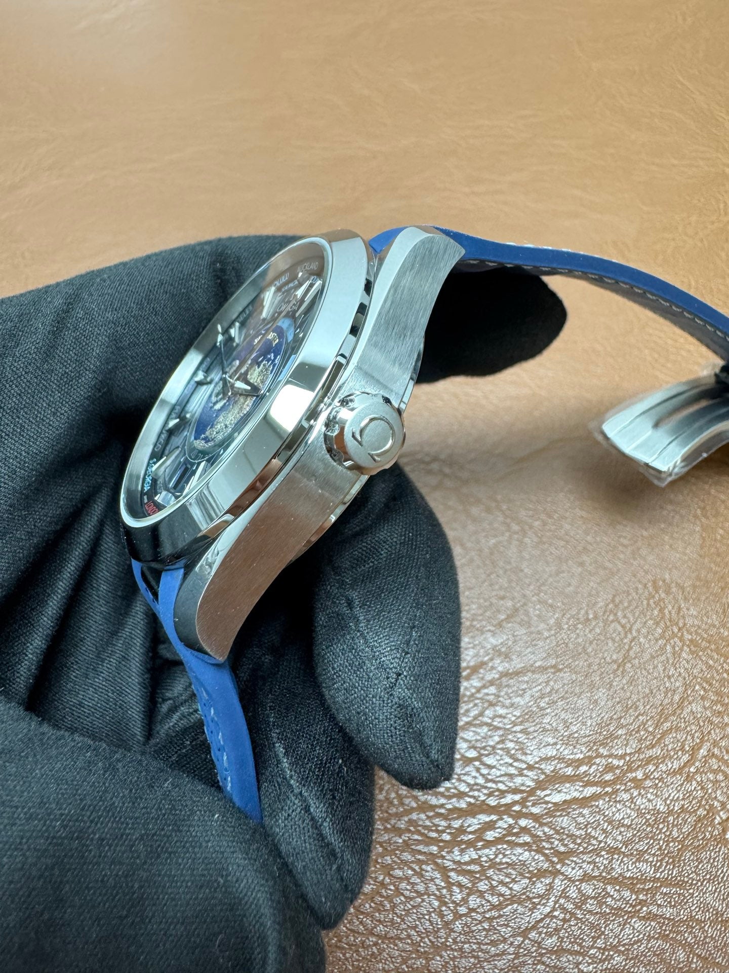 Omega Seamaster Aqua Terra Worldtimer Blue Dial Watch
