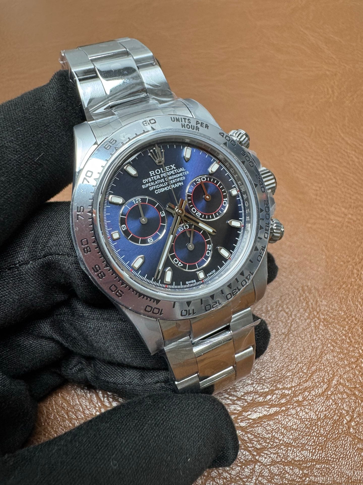 Rolex Daytona White Gold Blue Dial Luxury Watch