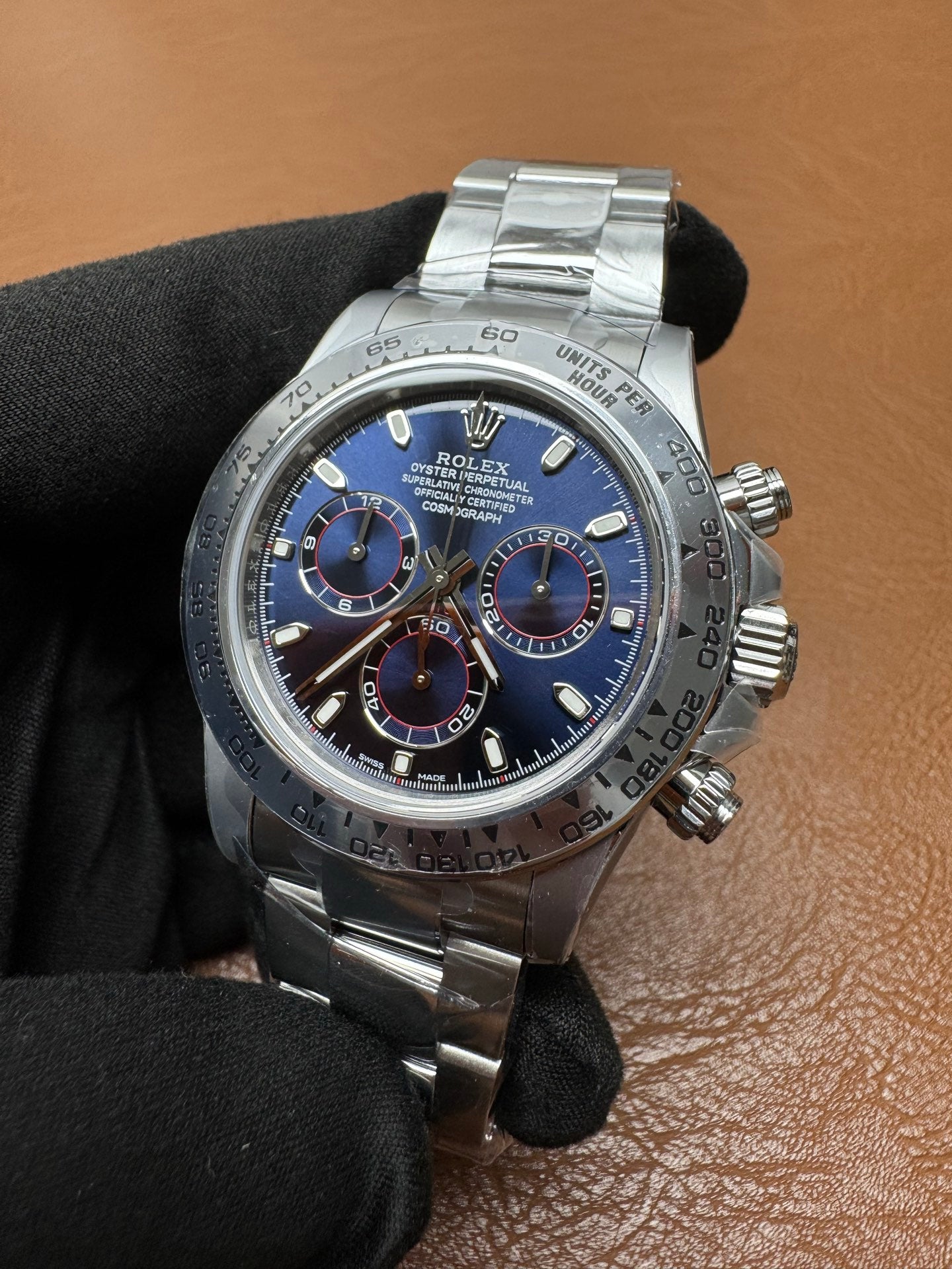 Rolex Daytona White Gold Blue Dial Luxury Watch