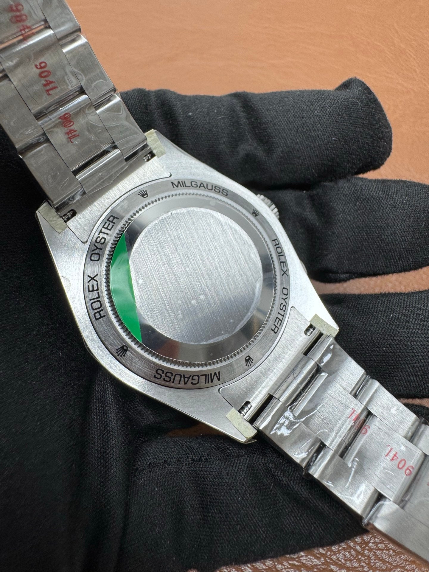 Rolex Milgauss Green Sapphire Crystal Watch