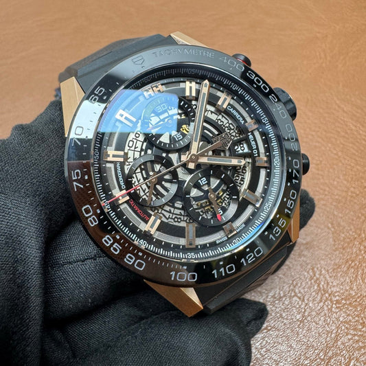 TAG Heuer Carrera Chronograph 45mm Titanium & Rose Gold