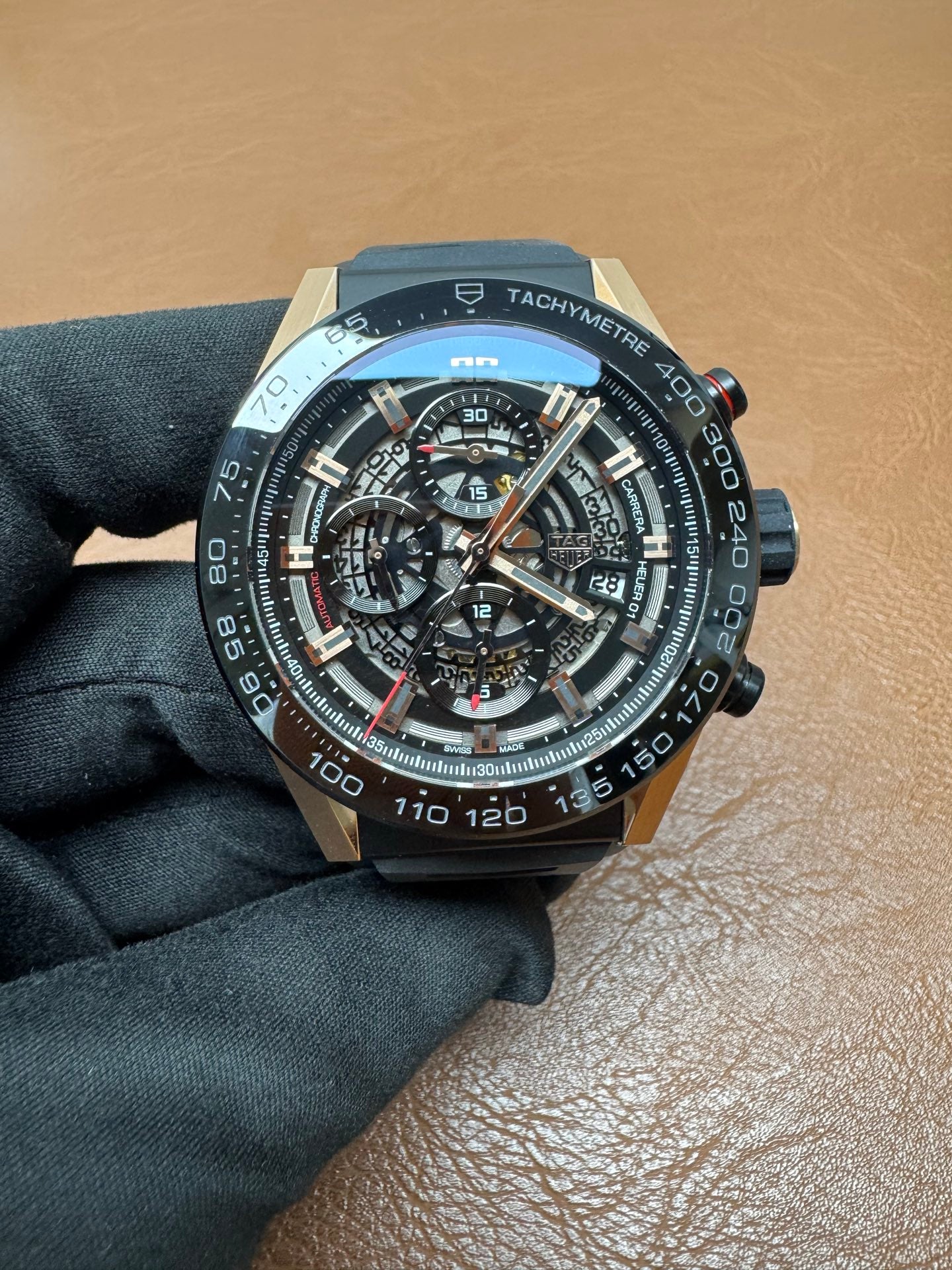 TAG Heuer Carrera Chronograph 45mm Titanium & Rose Gold