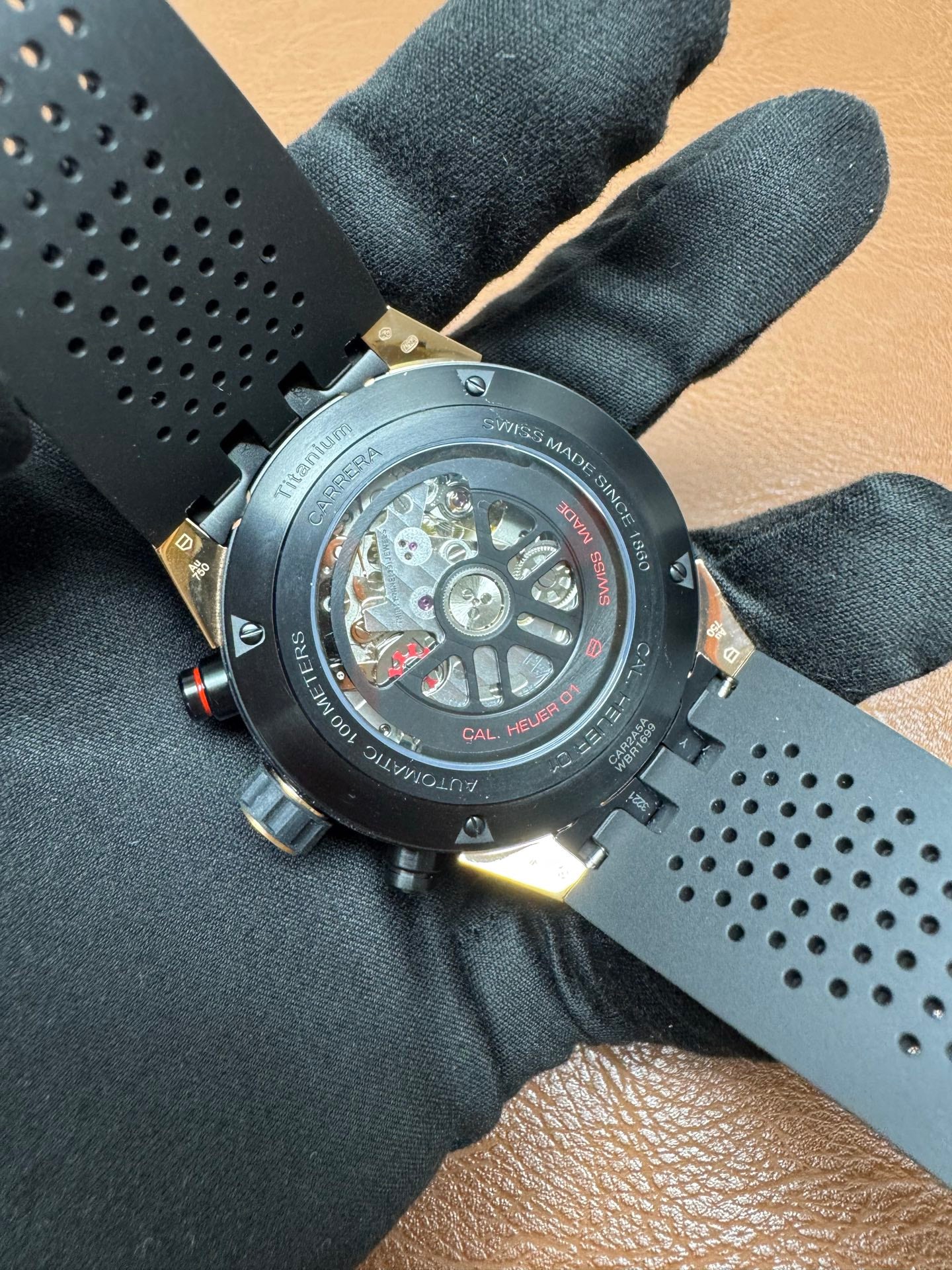 TAG Heuer Carrera Chronograph 45mm Titanium & Rose Gold